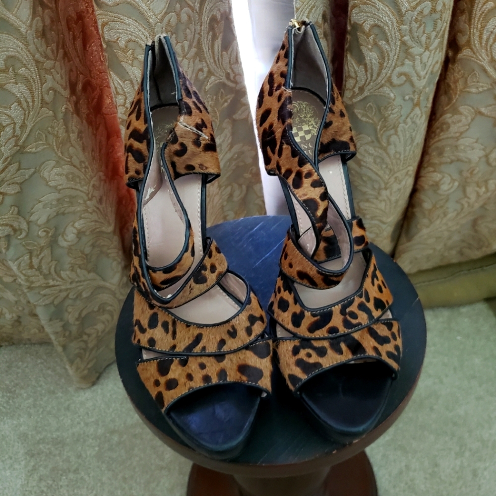 Vince Camuto Leopard Heels